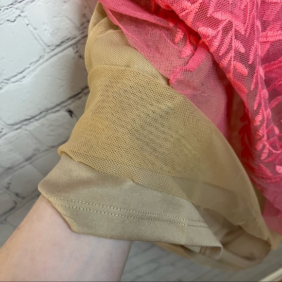 Rebel Wilson x Angels Embroidered Mesh Empire Waist Dress Confetti Size 1X NWT - Picture 9 of 13